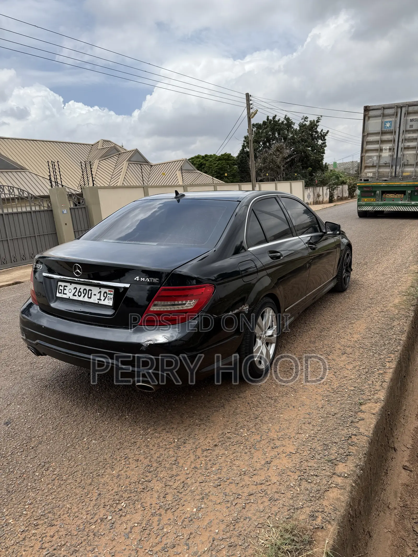 Mercedes-Benz C300 Luxury 4Matic Sedan AWD (3.0L 6cyl 7A) 2012 Black