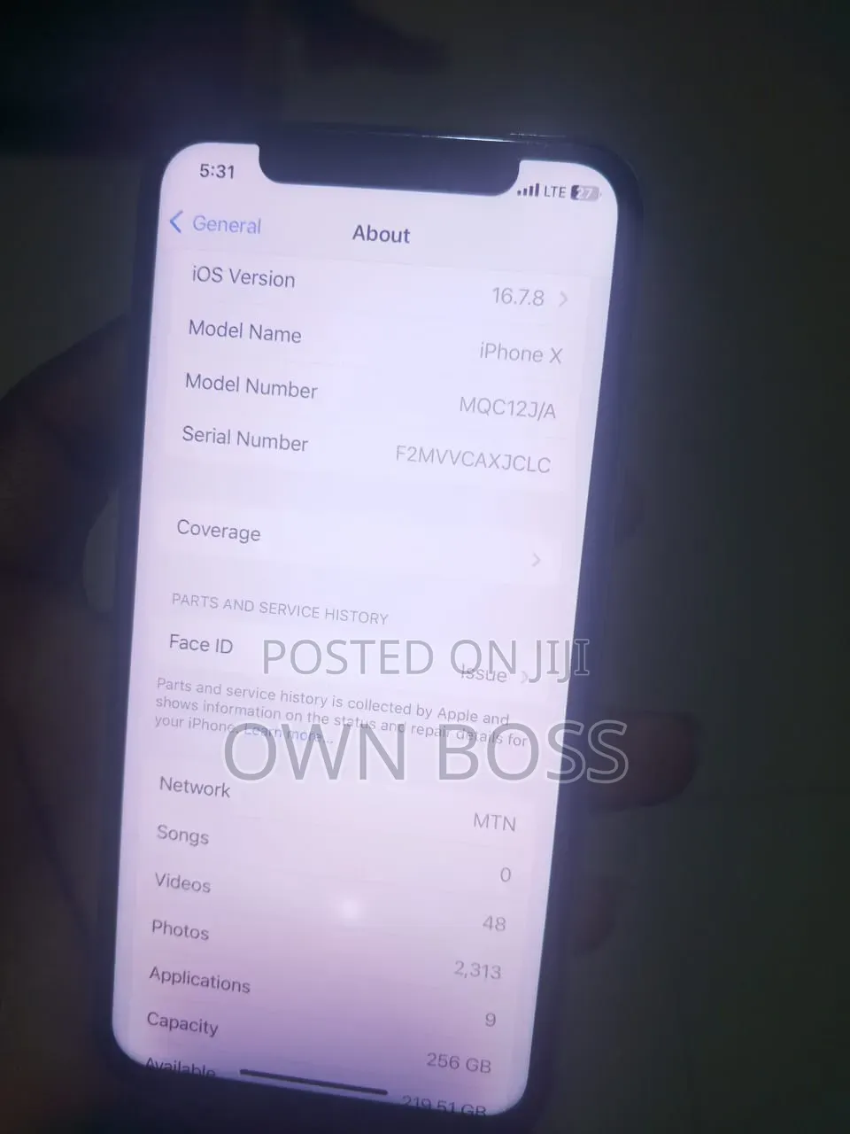 Apple iPhone X 256 GB White