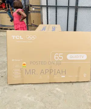 Get Adorable TCL 65” Qled 4k Smart Android Television(Black)