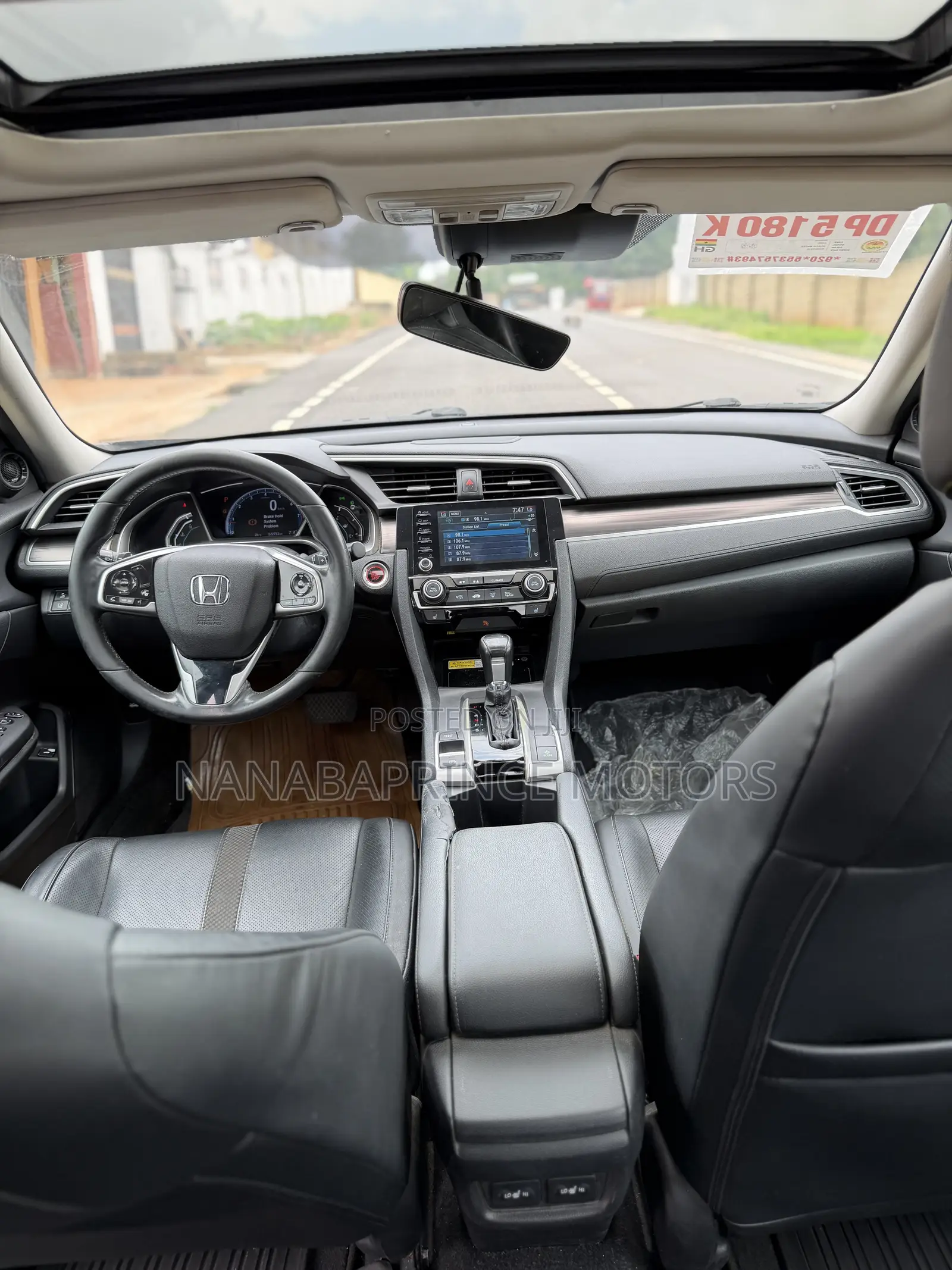 Honda Civic Touring Sedan 2019 Black