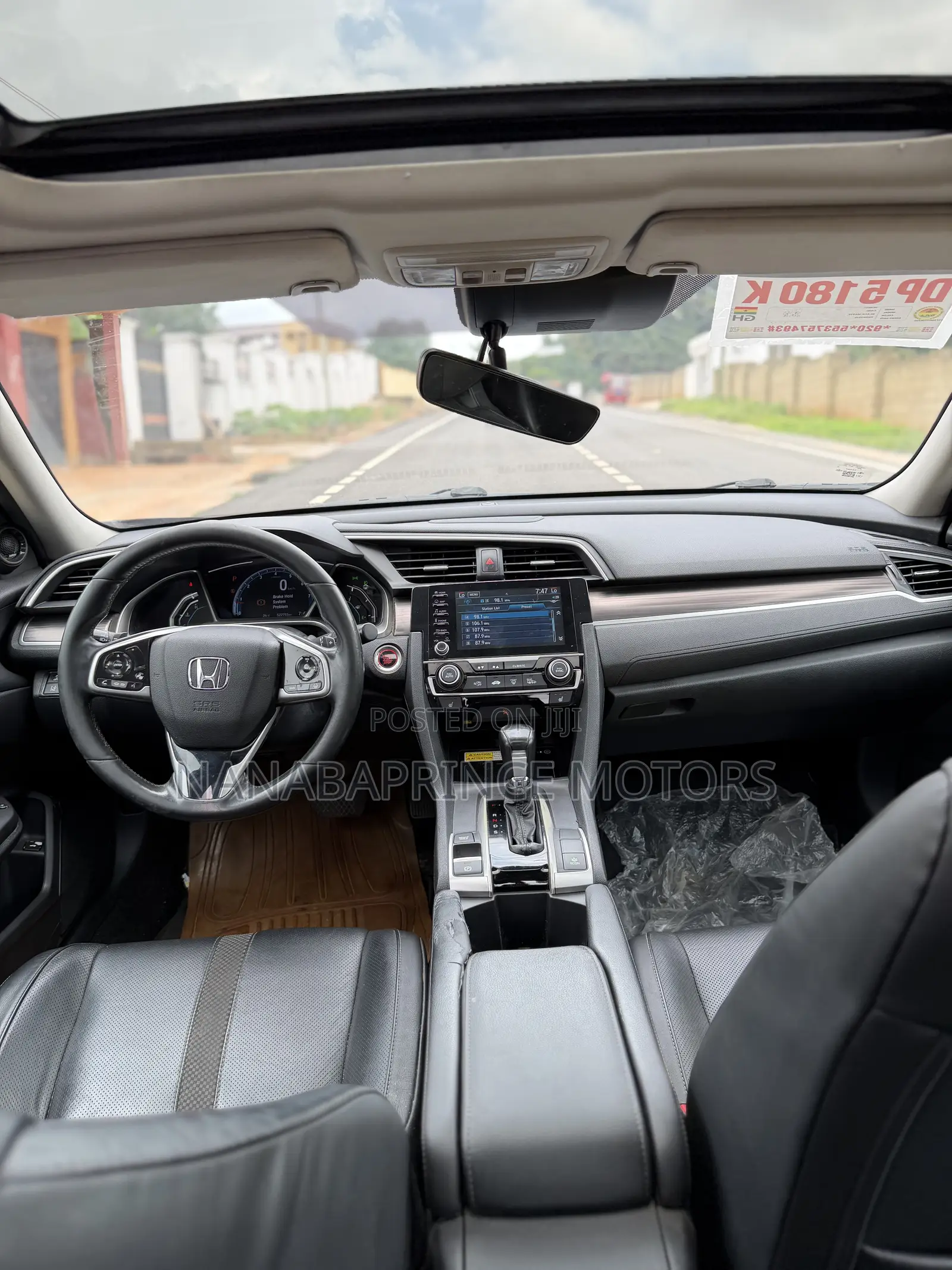 Honda Civic Touring Sedan 2019 Black