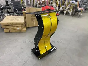 Gold Glass Modern Church Pulpit