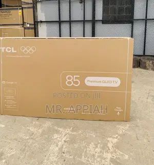Super Classic TCL 85” Qled 4k Smart Screen TV(Remote)