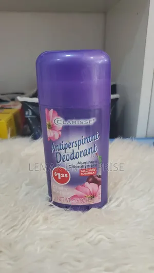 Clarisse Antiperspirant Deodorant in the Cherry Blossom Scent.