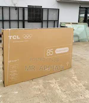 Classic TCL 85” Qled 4k Smart Android TV(Black)Remote Control 