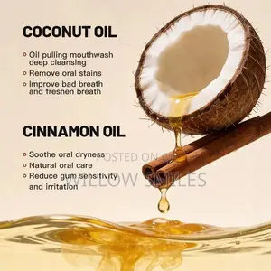 Coconut Oil Cinnamon Oil Mouthwash
