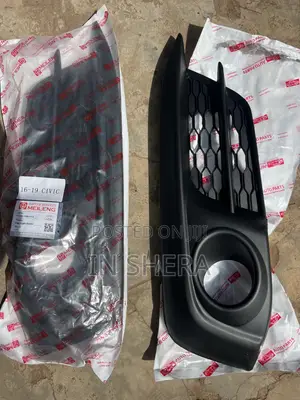 Honda Civic Bumper Fog Lights Cover 2016 2018 2019