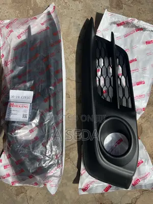 Honda Civic Bumper Fog Lights Cover 2016 2018 2019