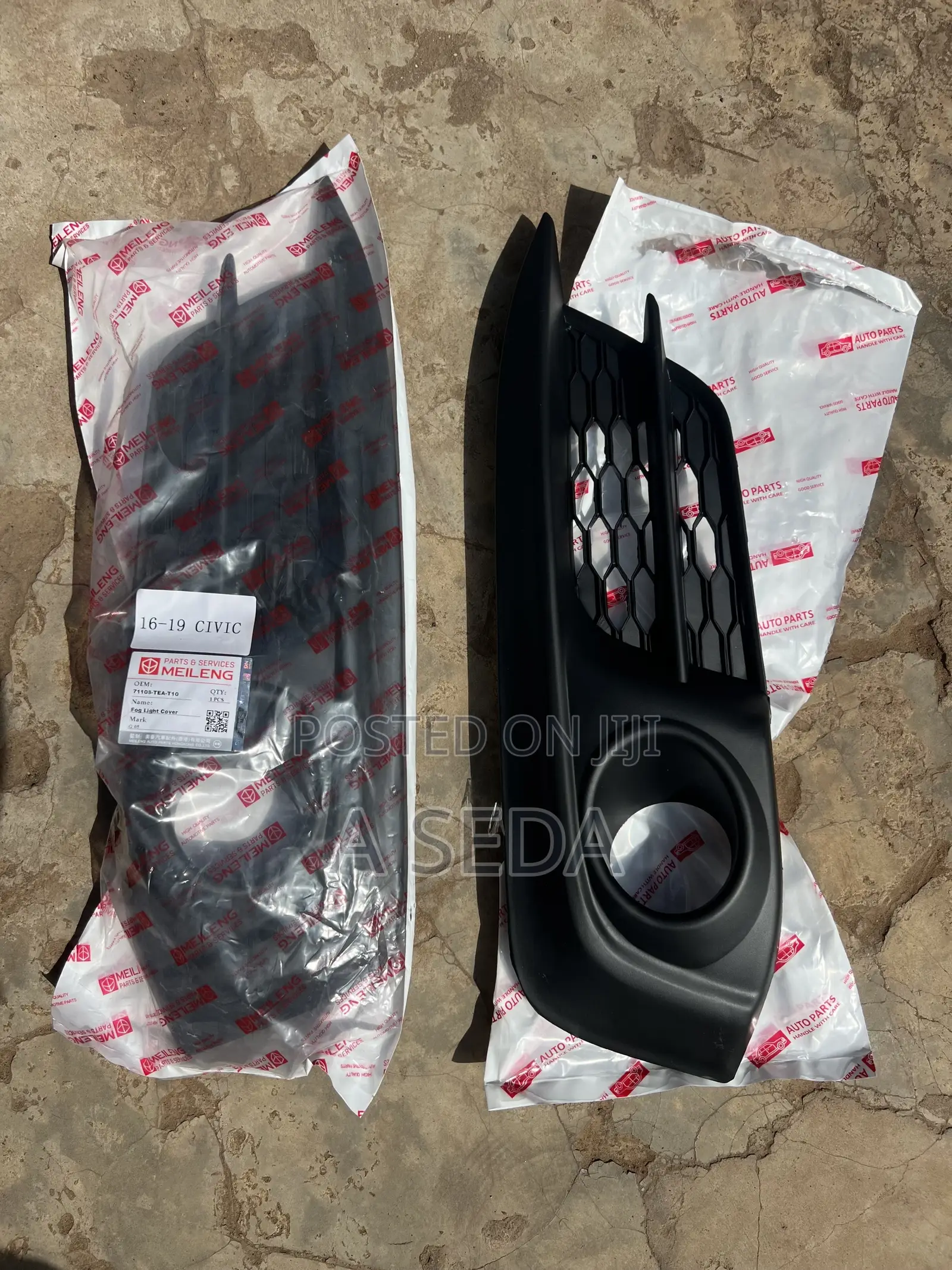 Honda Civic Bumper Fog Lights Cover 2016 2018 2019