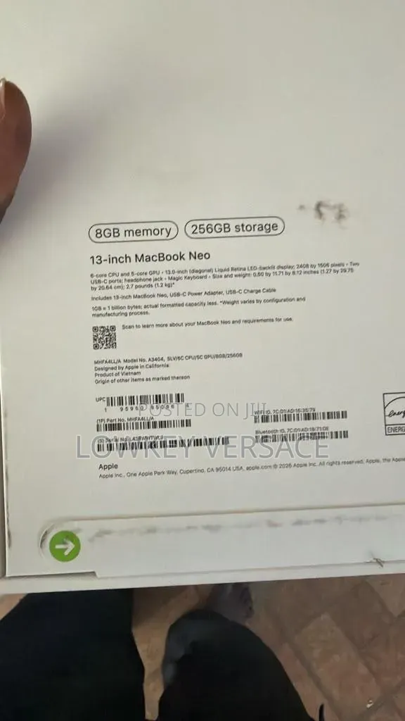 New Laptop Apple MacBook Pro 2023 M3 8GB Apple M3 SSD 1T