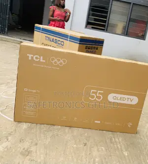 Fresh in Box Smart 4K Android 55 Inch TCL Qled TV
