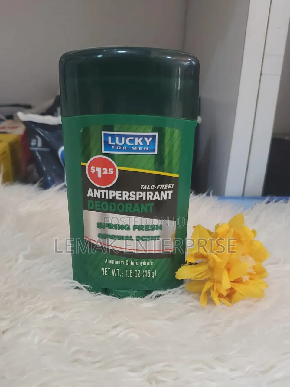 Lucky for Men Antiperspirant Deodorant Spring Fresh Scent