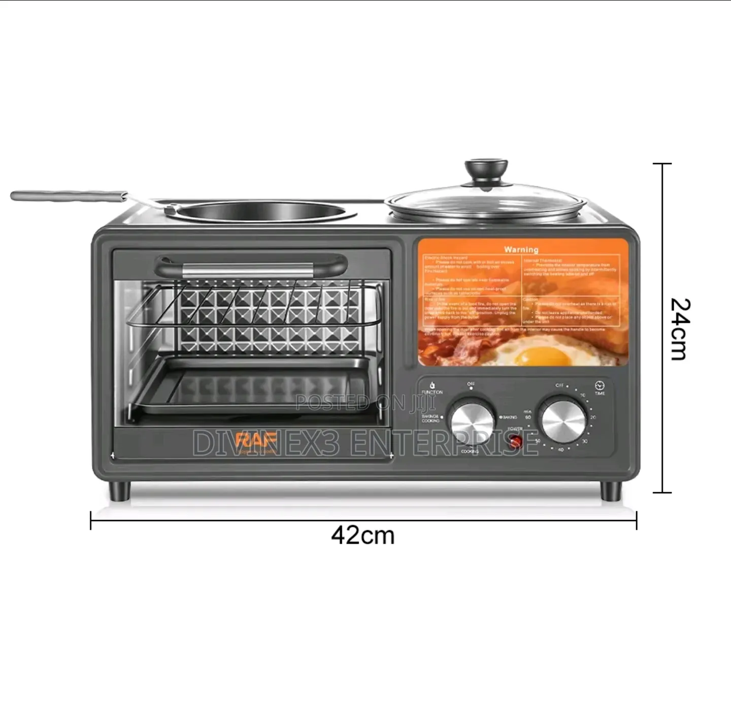 RAF 3-in-1 Breakfast Maker – Model R.8044