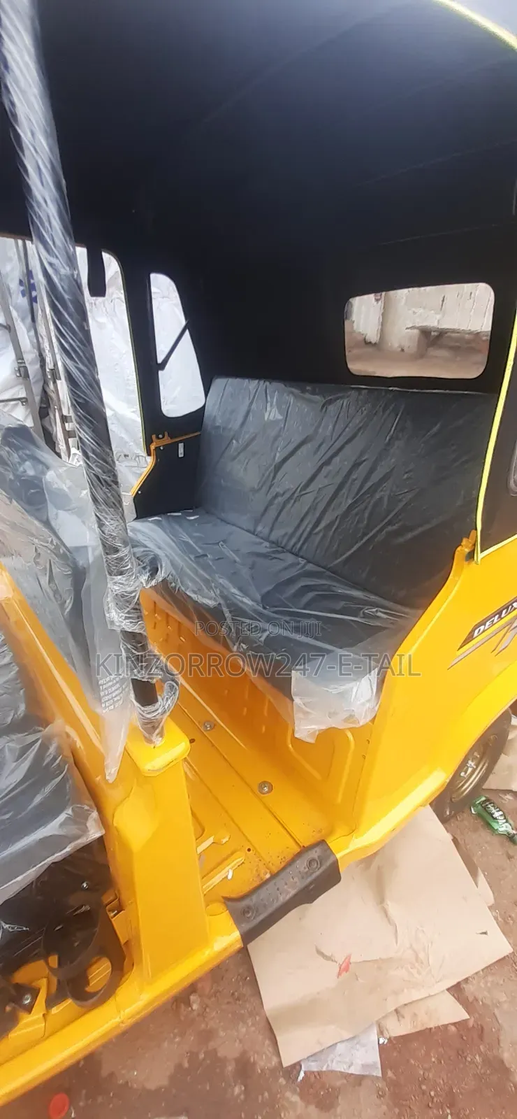 TVS King Deluxe Plus iTouch Start 2025 Yellow