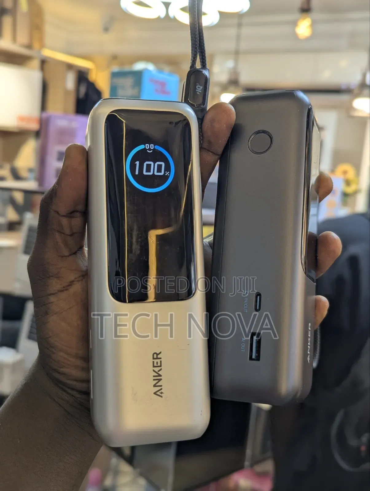 Anker A1695 Power Bank, 25,000mAh 165W USB-C Ports 100W