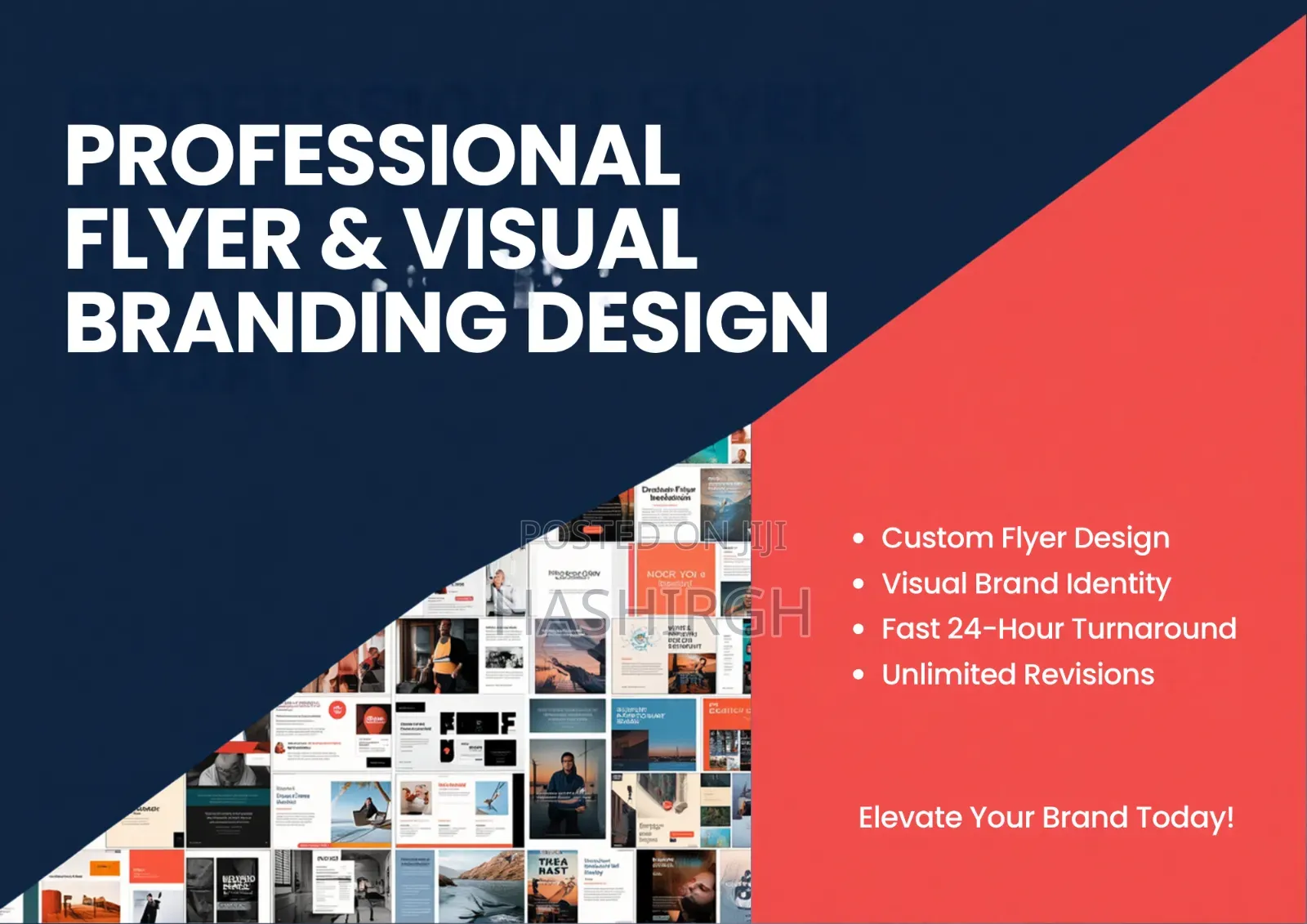 Professional Flyer & Logo Design - Digital Delivery via WhatsApp