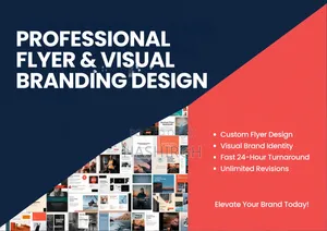 Professional Flyer & Logo Design - Digital Delivery via WhatsApp