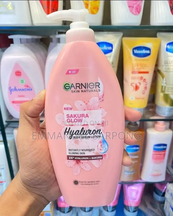 Garnier Sakura Glow Hyaluron Body Lotion Instant Glowing Skin