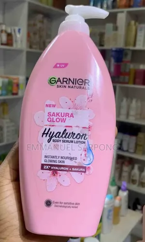 Garnier Sakura Glow Hyaluron Body Lotion Instant Glowing Skin