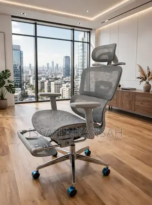 Grey Ergonomic With Foot Wrest