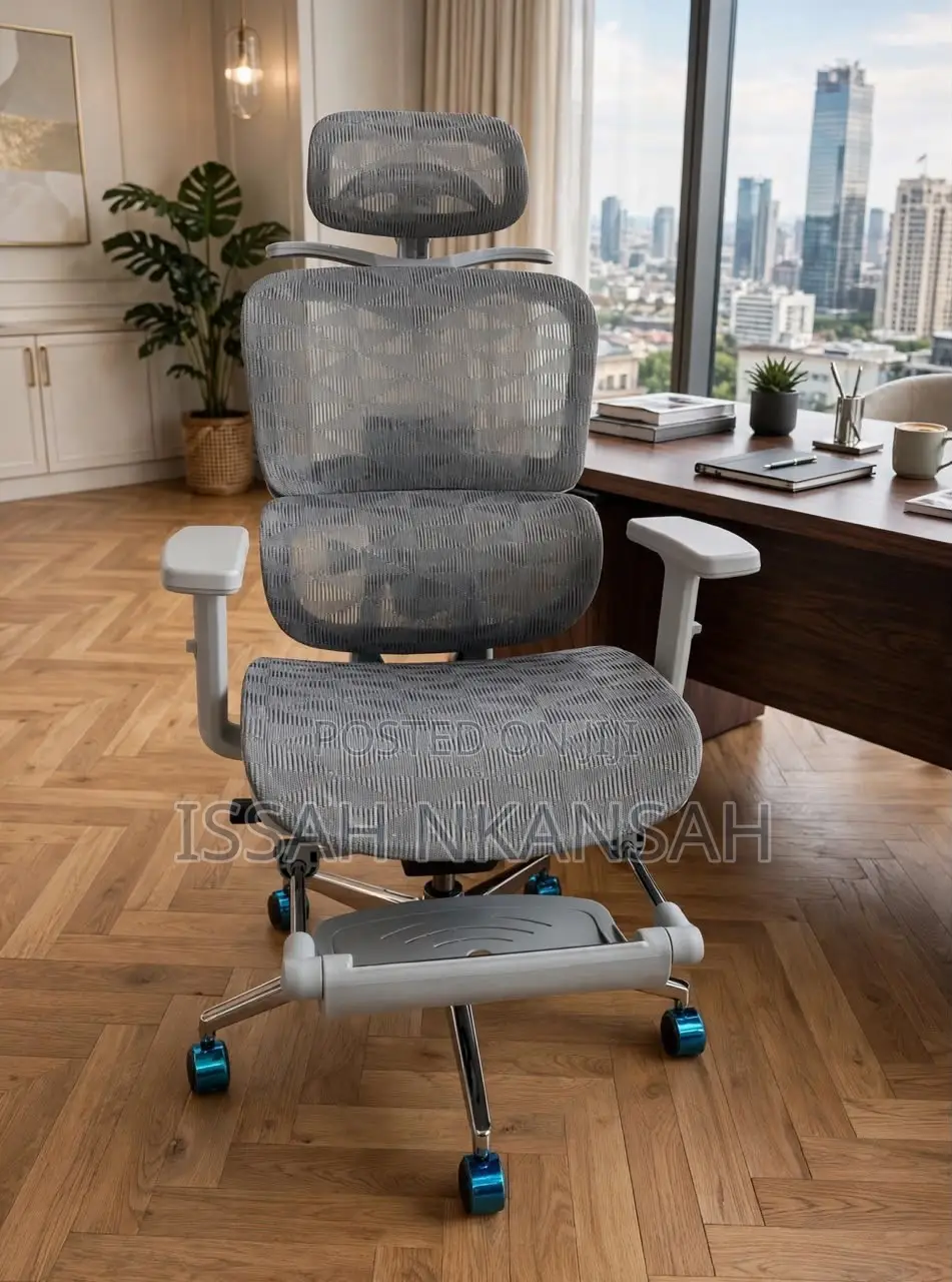 Grey Ergonomic With Foot Wrest