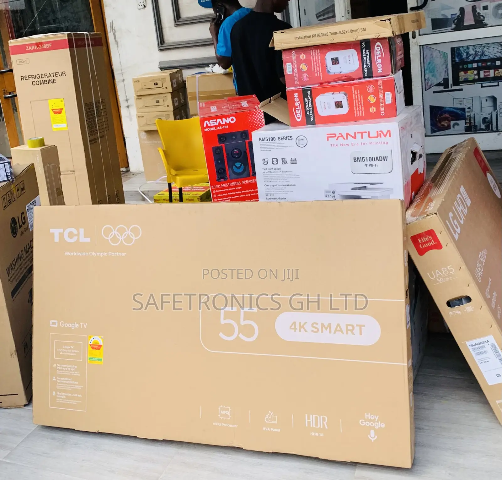 Choose Good 4K Led Frameless TCL 55 Inch TV
