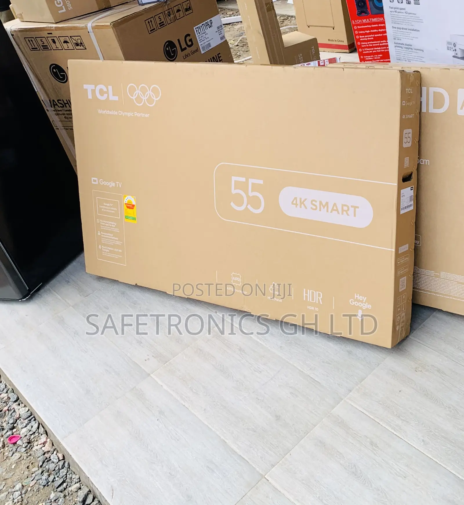 Experience Exclusive 55 Inch Led TCL Frameless TV