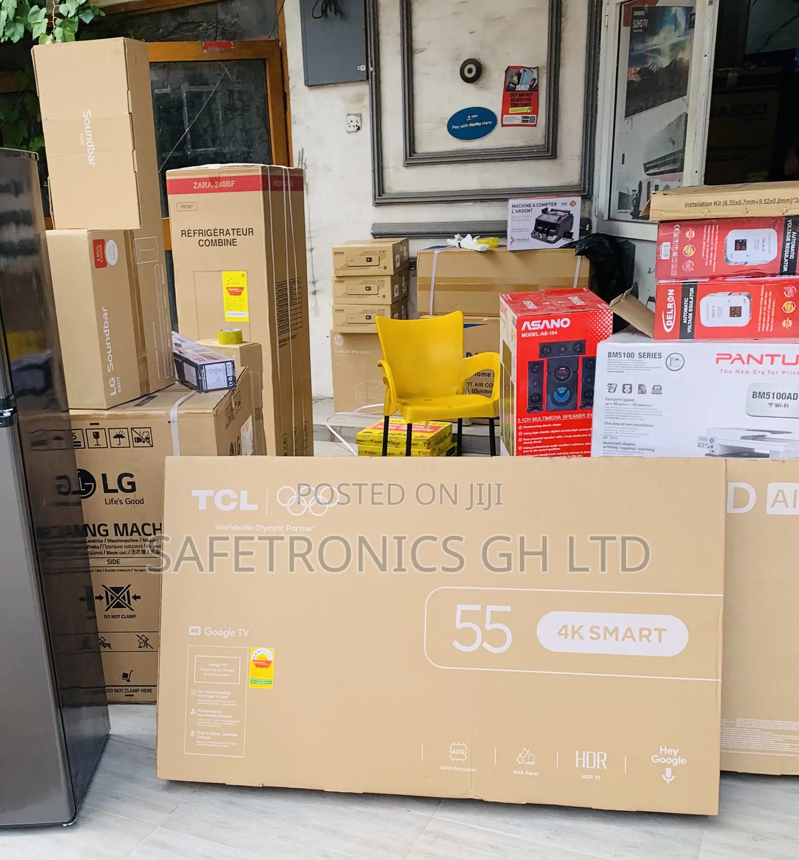 Brand New ^ Frameless 55 Inch Led Smart TCL TV