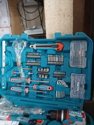 166 PCS Total Tools Set/Cordless Drilling Machine