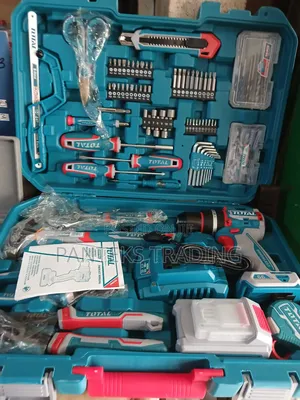 166 PCS Total Tools Set/Cordless Drilling Machine
