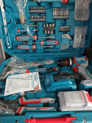 166 PCS Total Tools Set/Cordless Drilling Machine