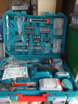 166 PCS Total Tools Set/Cordless Drilling Machine