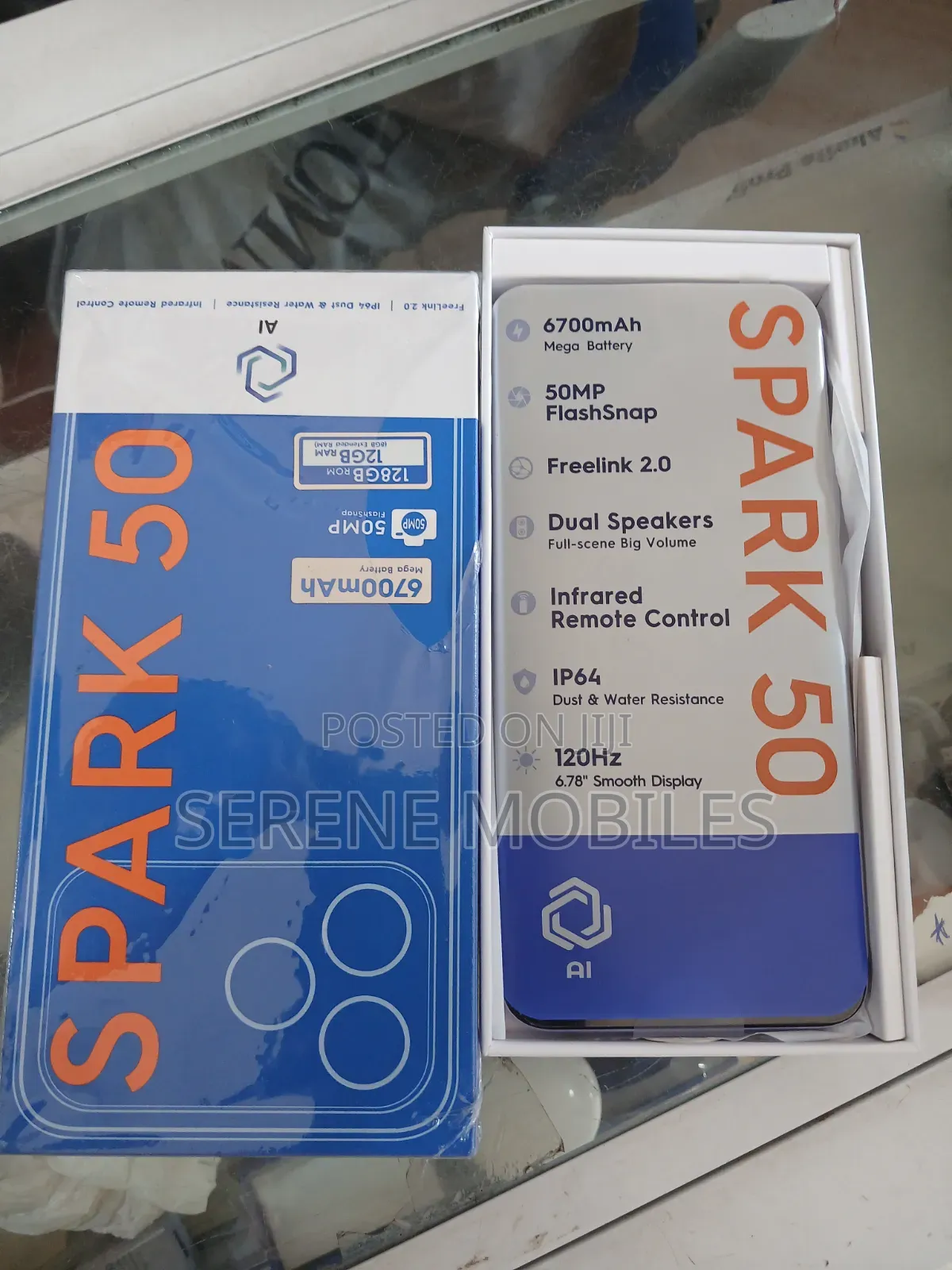 New Tecno Spark 50 128 GB