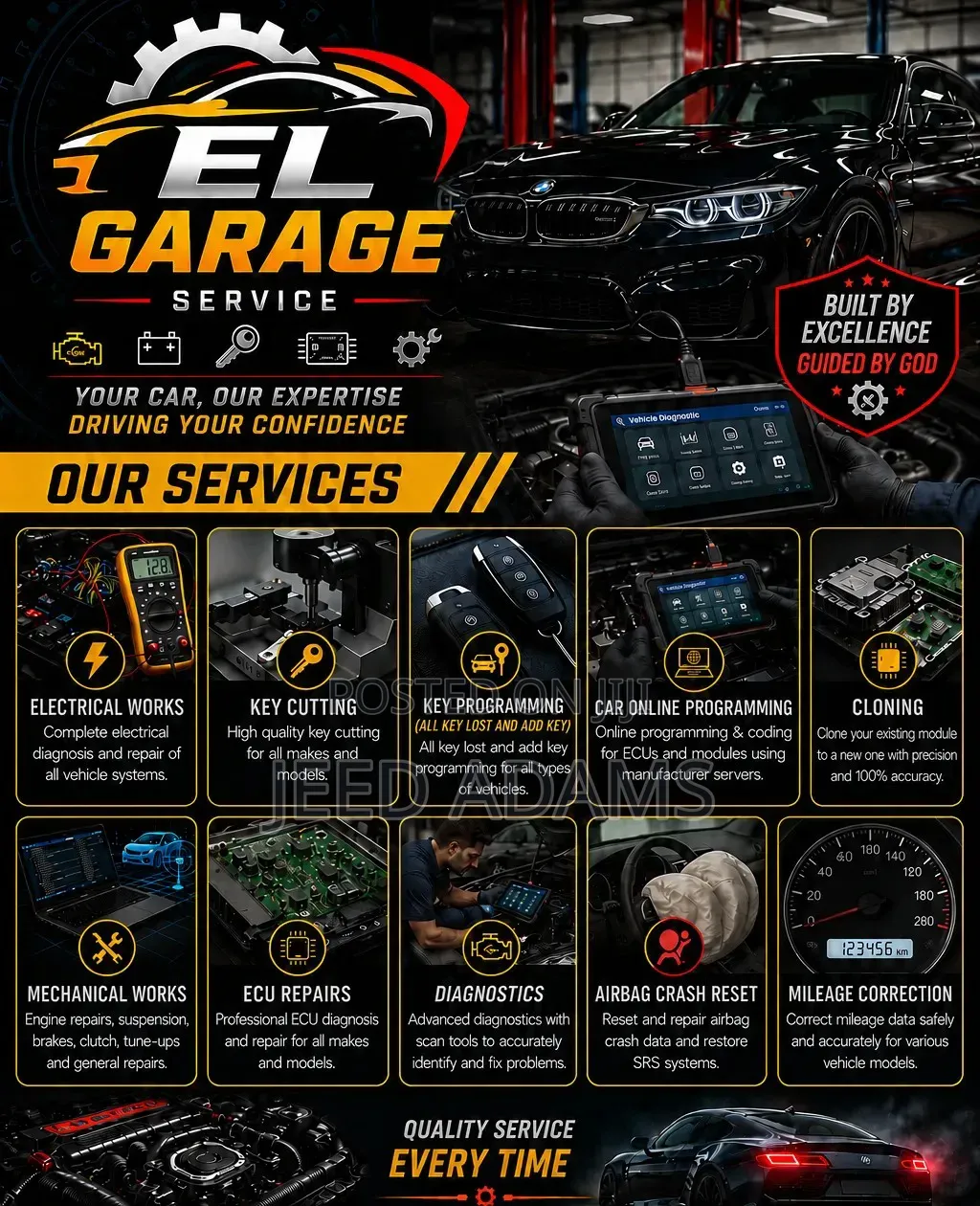 Professional Vehicle Electrical, Mechanical and Programming Services
