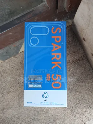 New Tecno Spark 50 Pro 256 GB Black