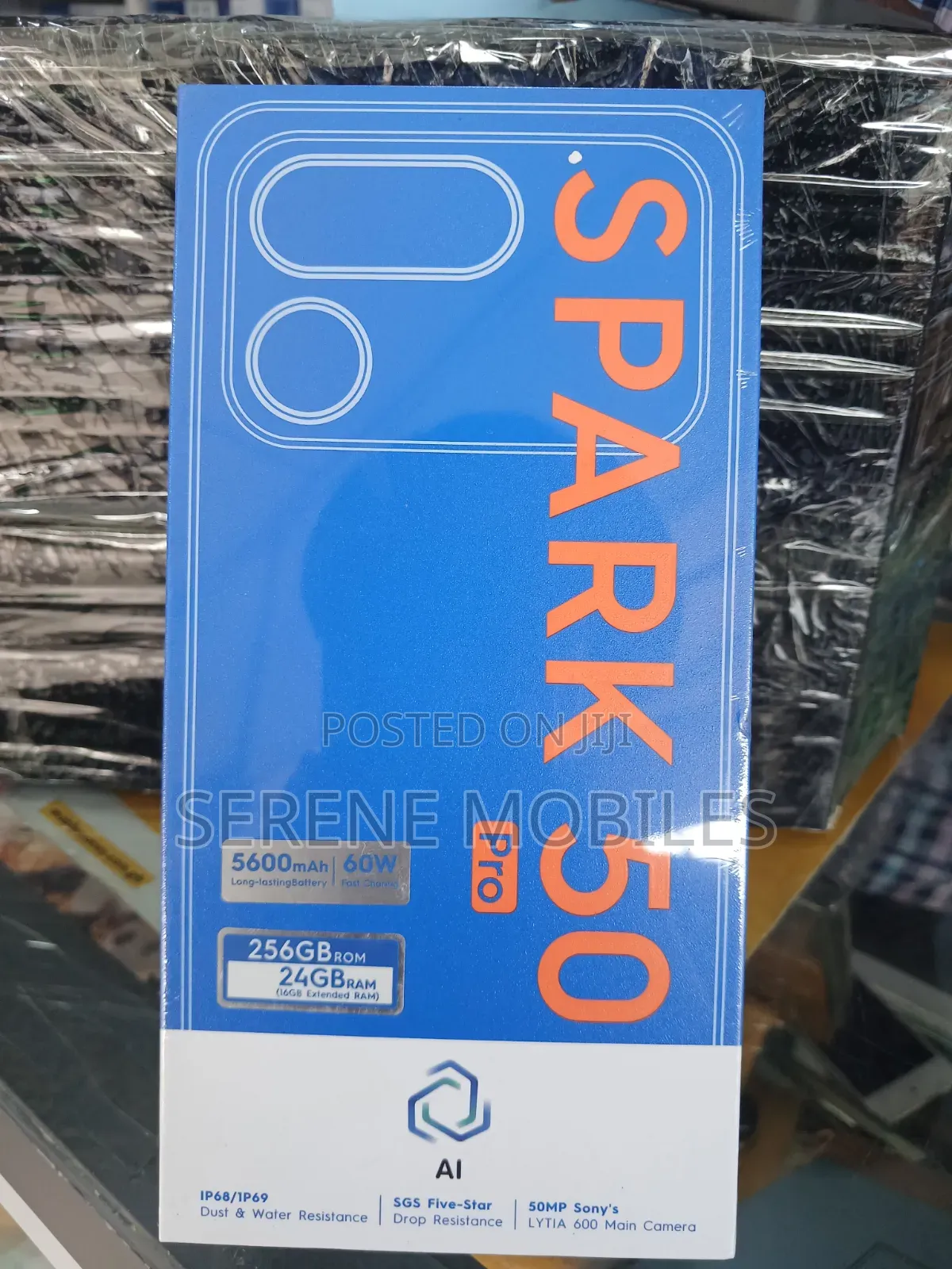 New Tecno Spark 50 Pro 256 GB Black