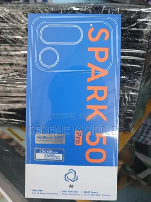 New Tecno Spark 50 Pro 256 GB Black