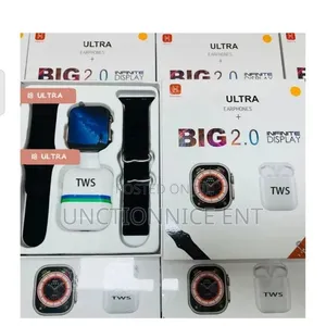 I8 Ultra Series 8 Durable Smart Watch 2 Strap With Earpod