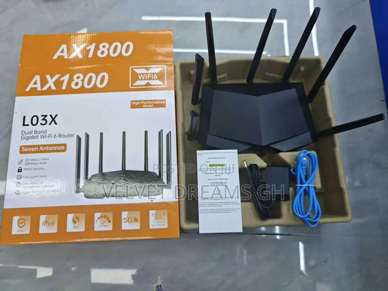 AX1900 Dual-Band Gigabit WiFi 6 Router