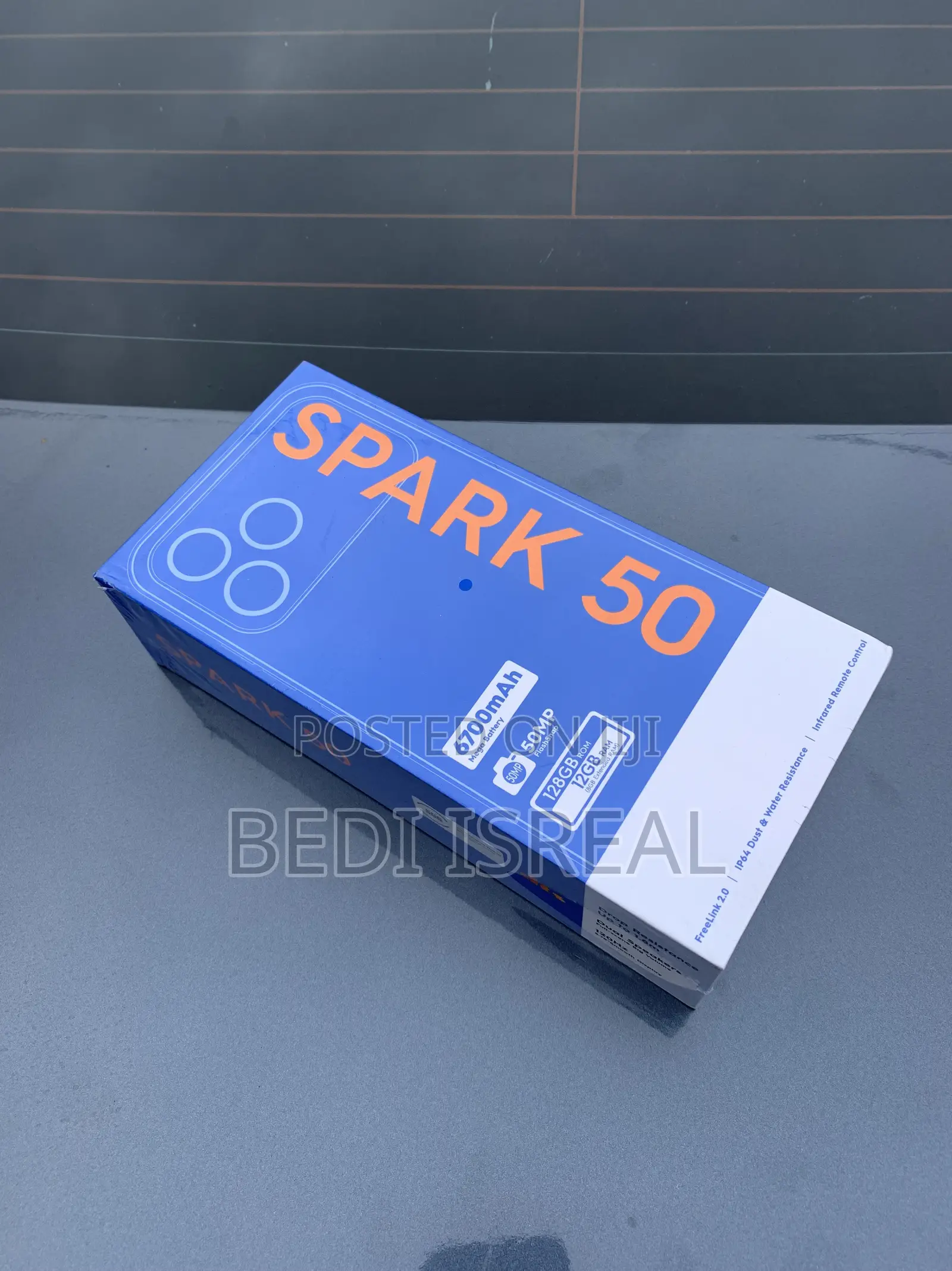 New Tecno Spark 50 128 GB Gray