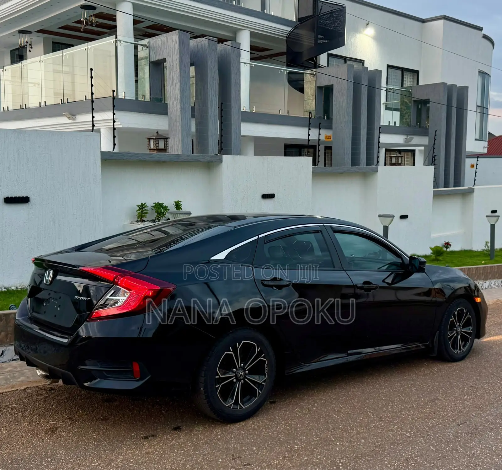 Honda Civic Sport Sedan 2019 Black