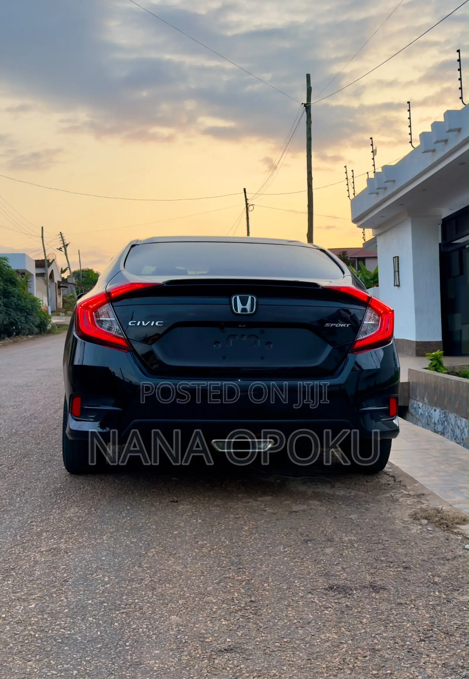 Honda Civic Sport Sedan 2019 Black