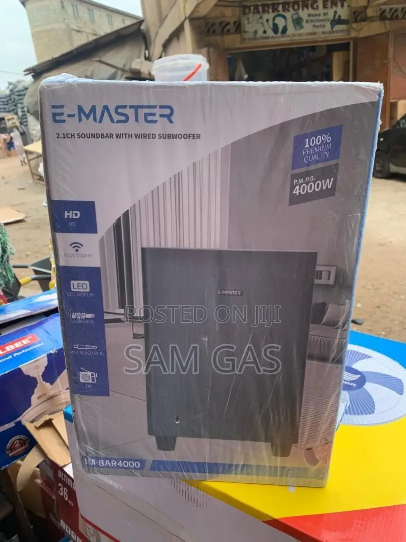 E-Master Sound Bar With Sub Woofer