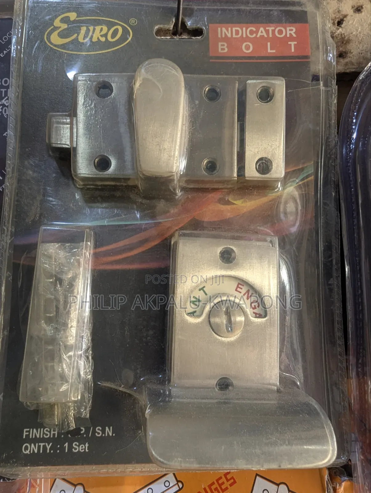 Bathroom/Toilet Privacy Indicator Latch Bolt