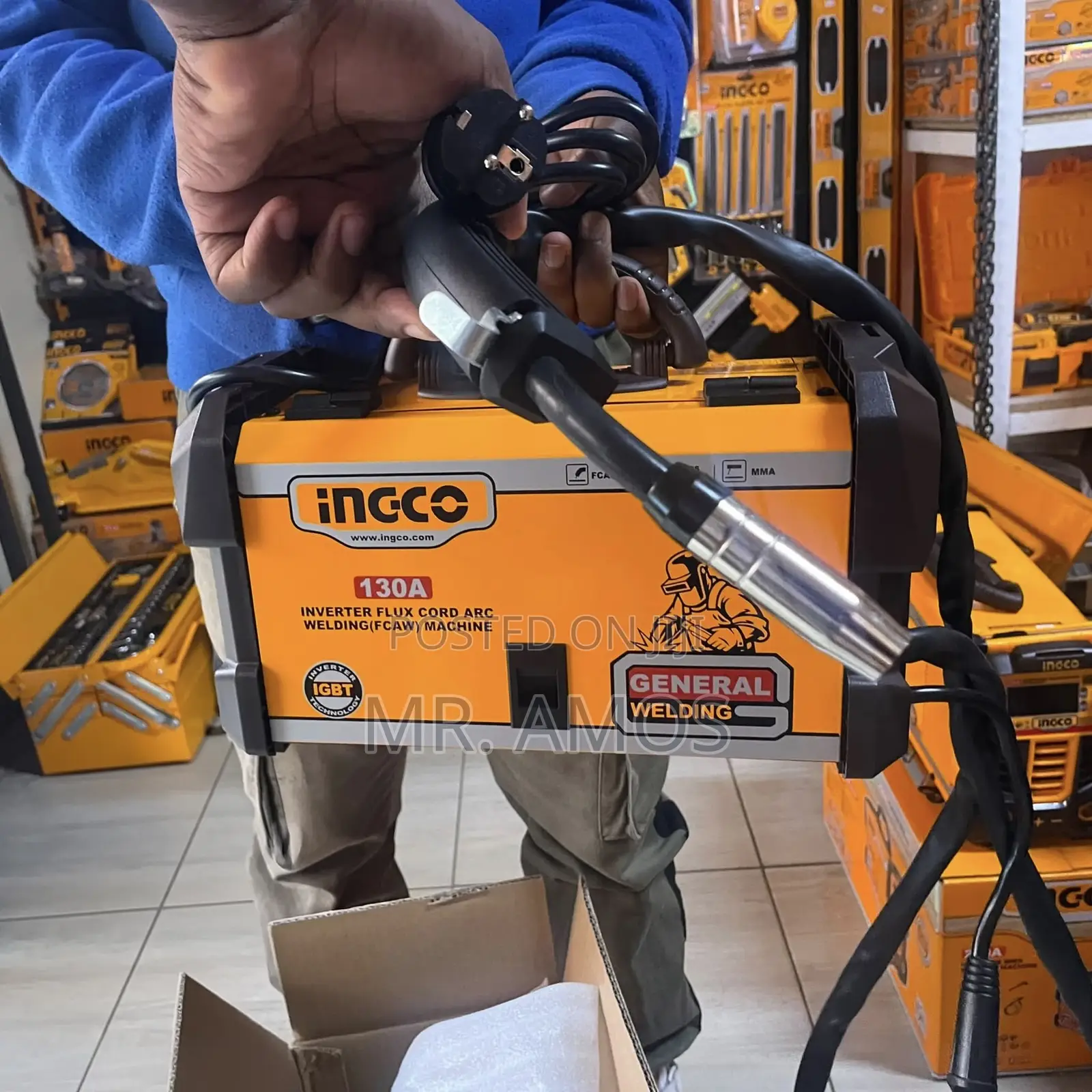 130 Amps Inverter Flux Cord Arc Welding(Fcaw) Machine - Ing-Fc13012