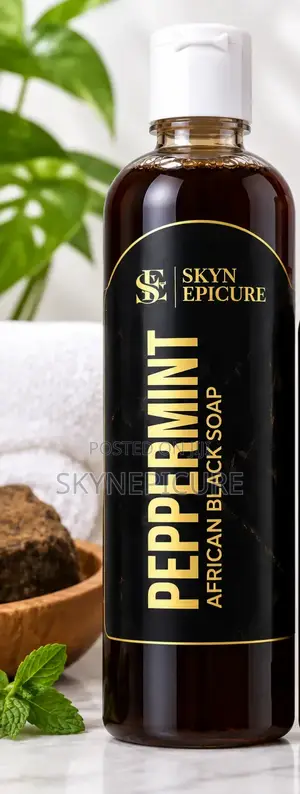 Peppermint African Black Soap