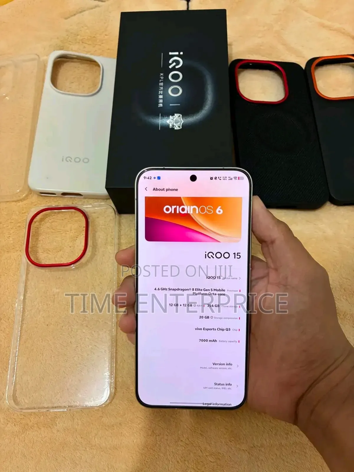 New Vivo iQOO 15 256 GB Gray