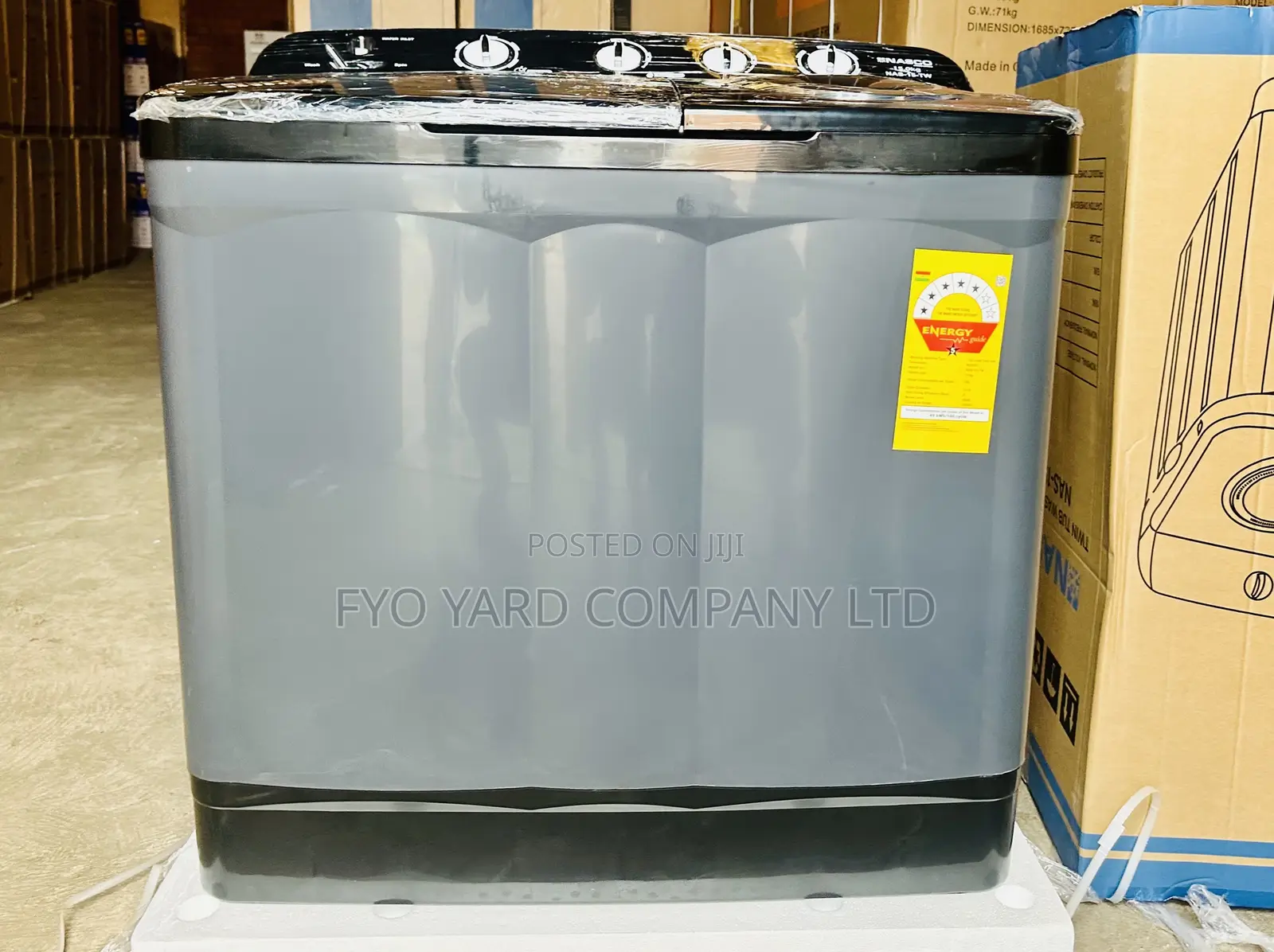 Fast Performing Nasco Twin Tub 15KG Washing Machine