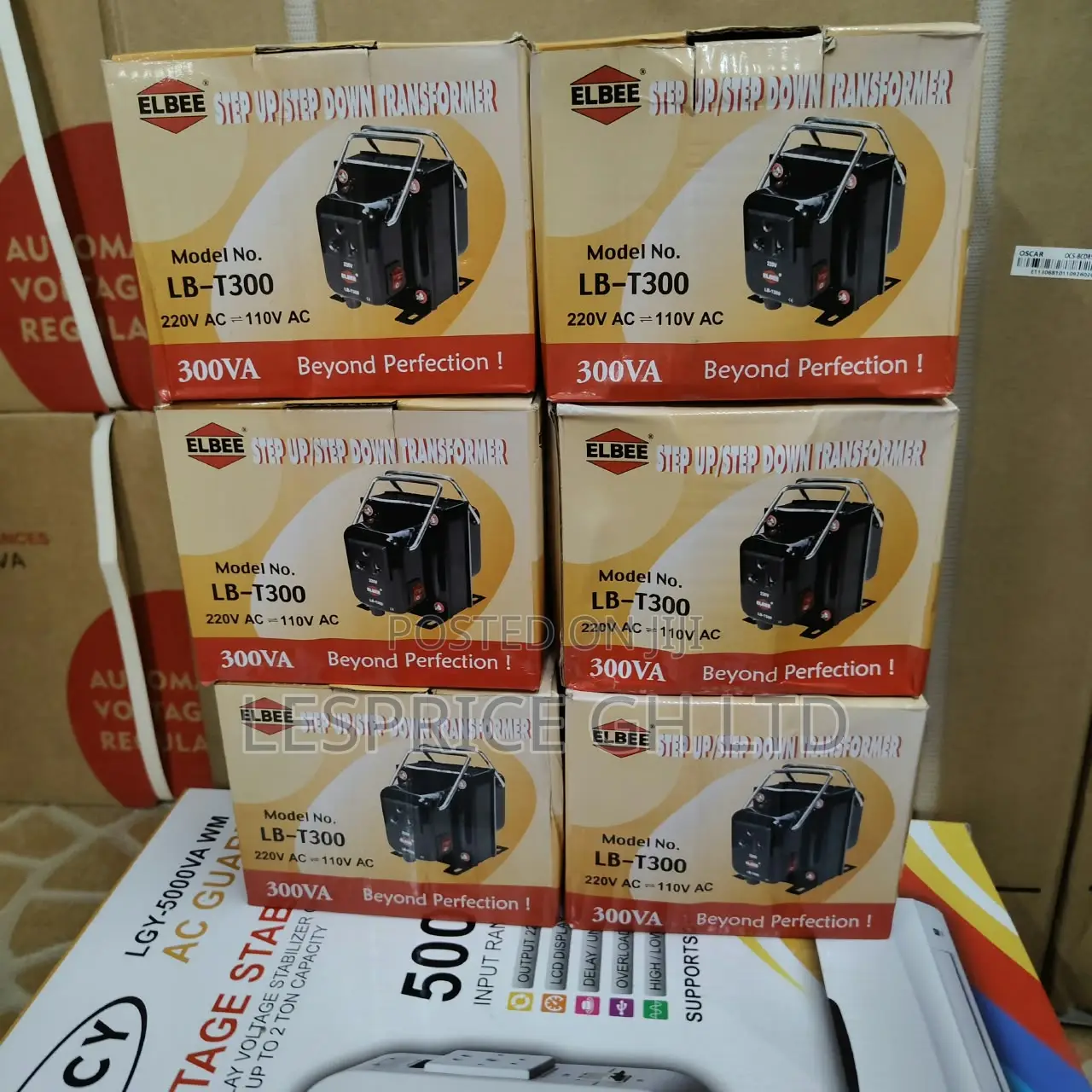 Long Lasting Original 300W Step Up Down Transformer From Elbee