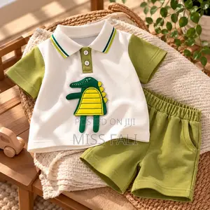 Little Croc Olive Set. 9-12Months